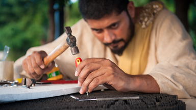 Artist Uses Nails To Create Intricate Portraits
