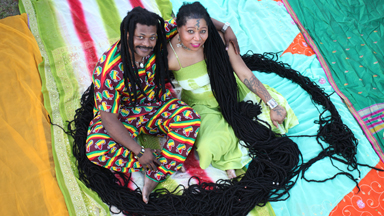 Newly Dreads: Woman With World's Longest Dreadlocks Marries Rasta Hairstylist