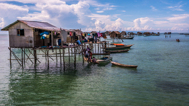 Explore Malaysia's isolated communities who live in stilt houses and live off the ocean