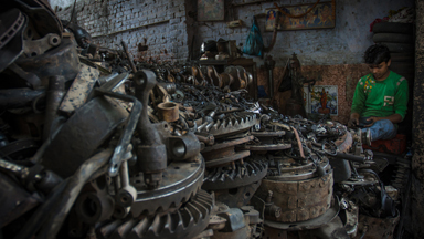 What a load of rubbish! Inside Asia's biggest scrap yard