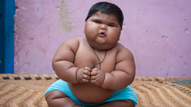 41lbs and still growing: Meet the giant 10 month old baby