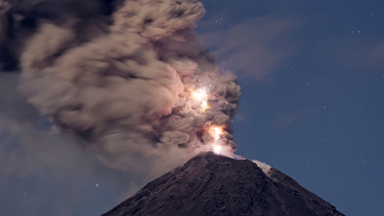 Filmmaker Captures Rare Footage Of Lightning Generated By Volcanic Eruption