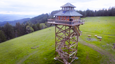 Our Fire Tower House In The Sky