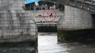Daredevil condemned after leaping from Tower Bridge