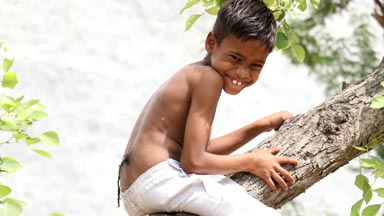 Boy With Hairy Tail Worshiped As God In India