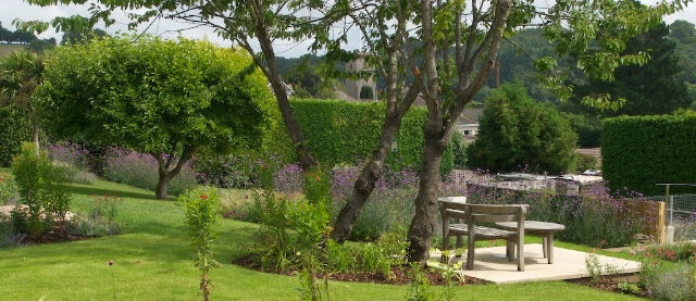 A well designed garden.