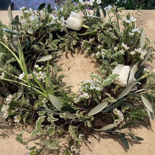 Friends’ Spring Wreath-Making