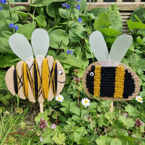 Bee craft family activity