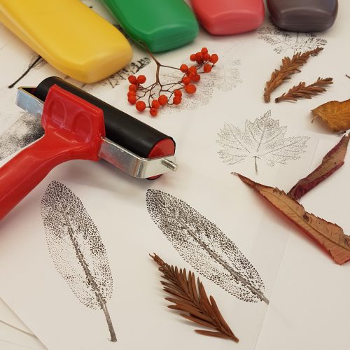Plant printing family activity