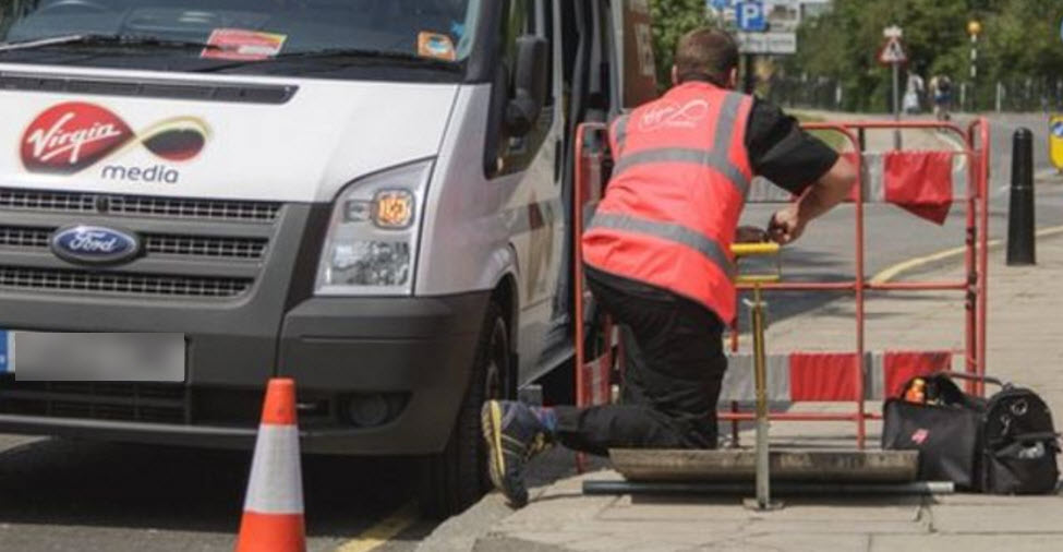 virgin media van