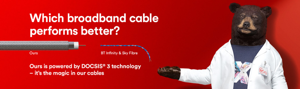 virgin's superior docsis 3 cabling