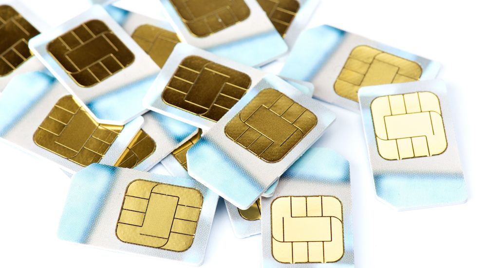 Piece sim. Free sim card. cheese slice with a sim card sent to the seaside prisonnier.