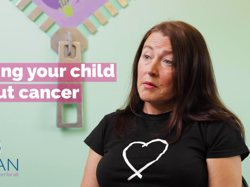 Telling your child about cancer