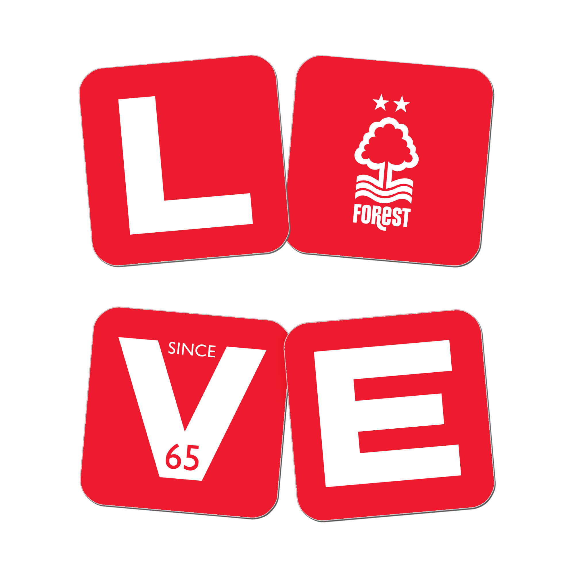 Personalised Nottingham Forest FC Coasters