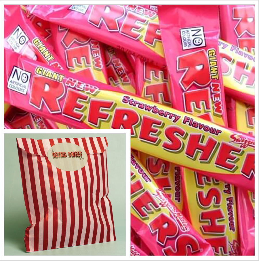 Giant Refreshers Bars Sweets Retro Sweet Shop