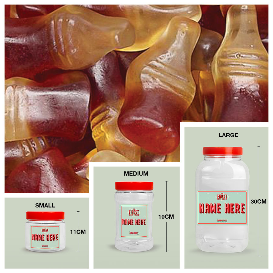 Gummy Cola Bottles Sweets The Retro Sweet Shop