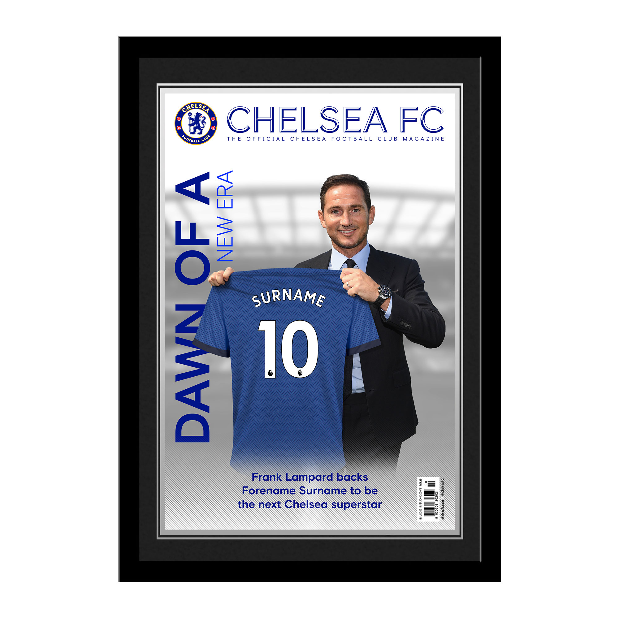 personalised chelsea jersey