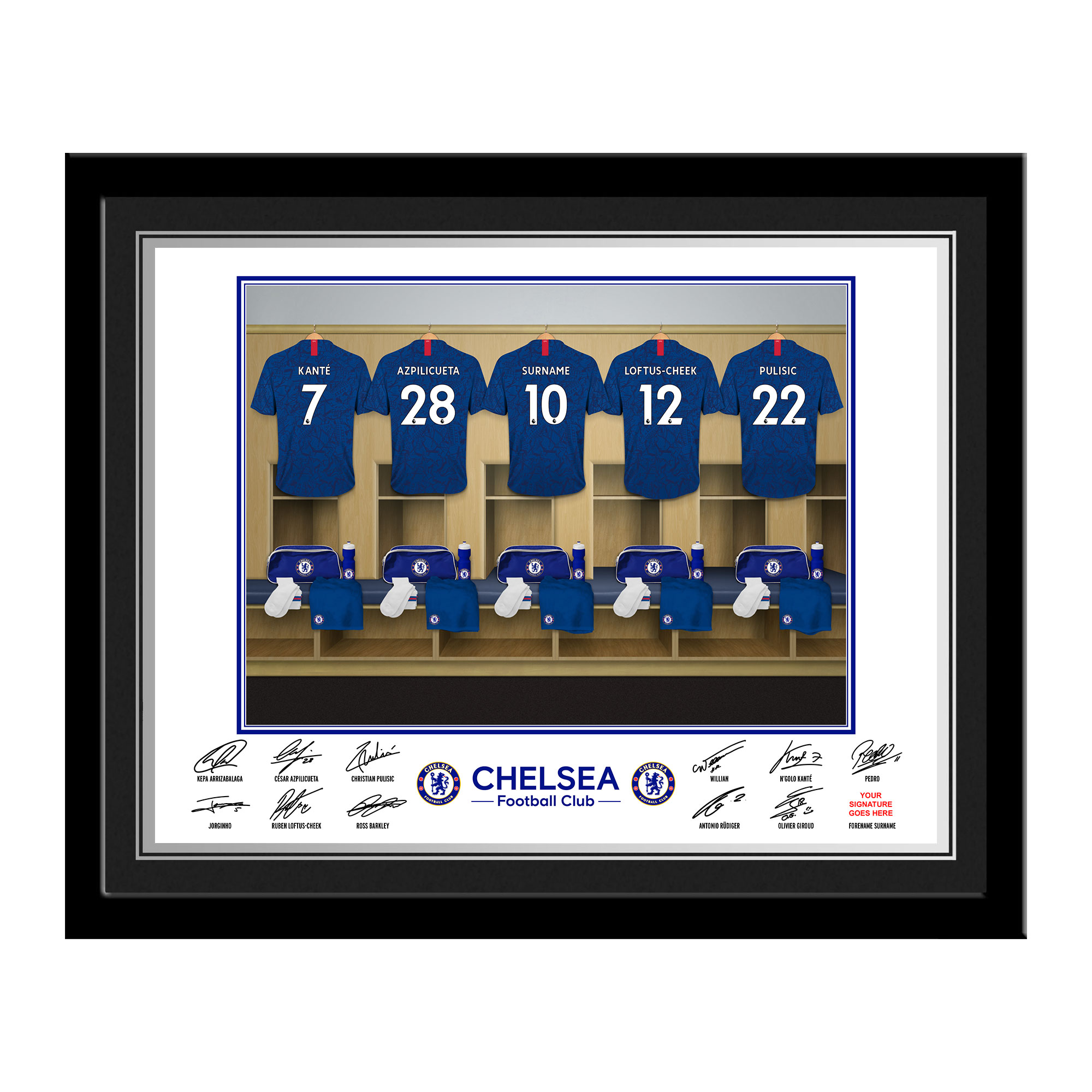 Personalised Chelsea FC Prints
