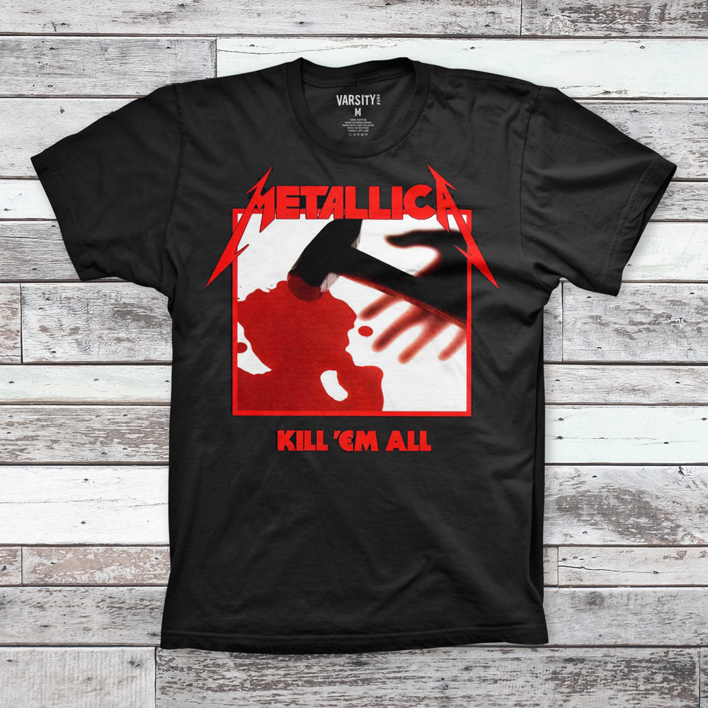 Mens T-Shirt Metallica Kill Em All