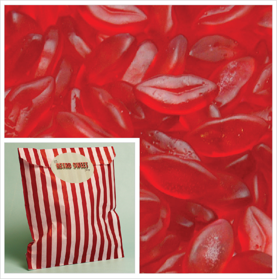 Juicy Lips Sweets The Retro Sweet Shop