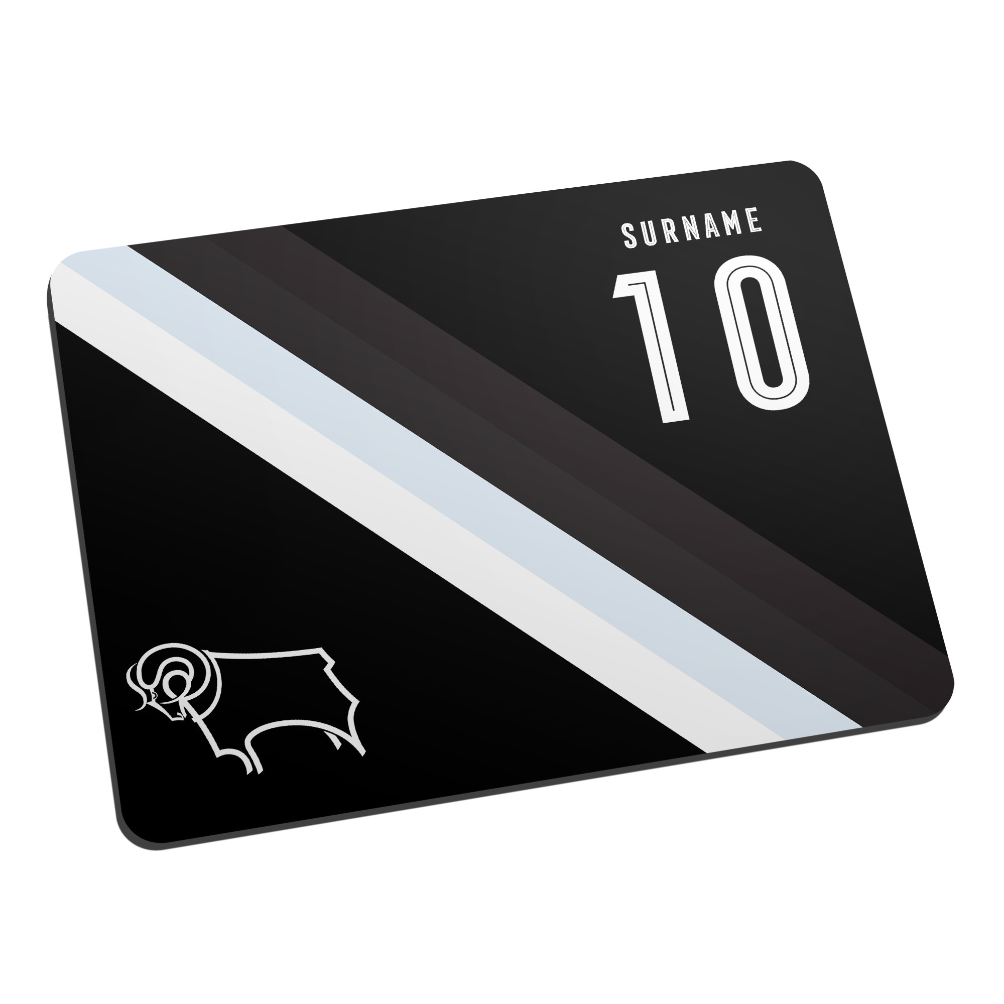 Official Derby County FC PERSONALISED Crest Towel 80cm x 160cm