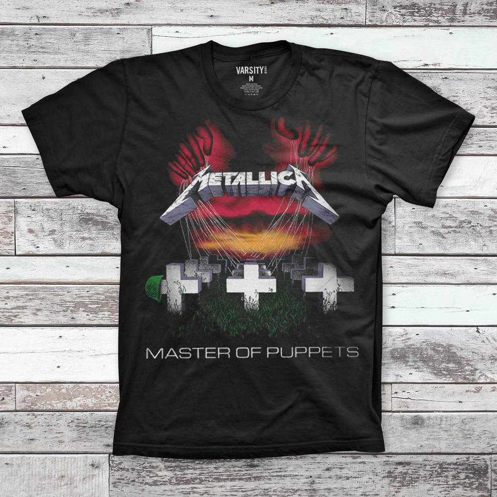 Mens T-Shirt Metallica Master Of Puppets