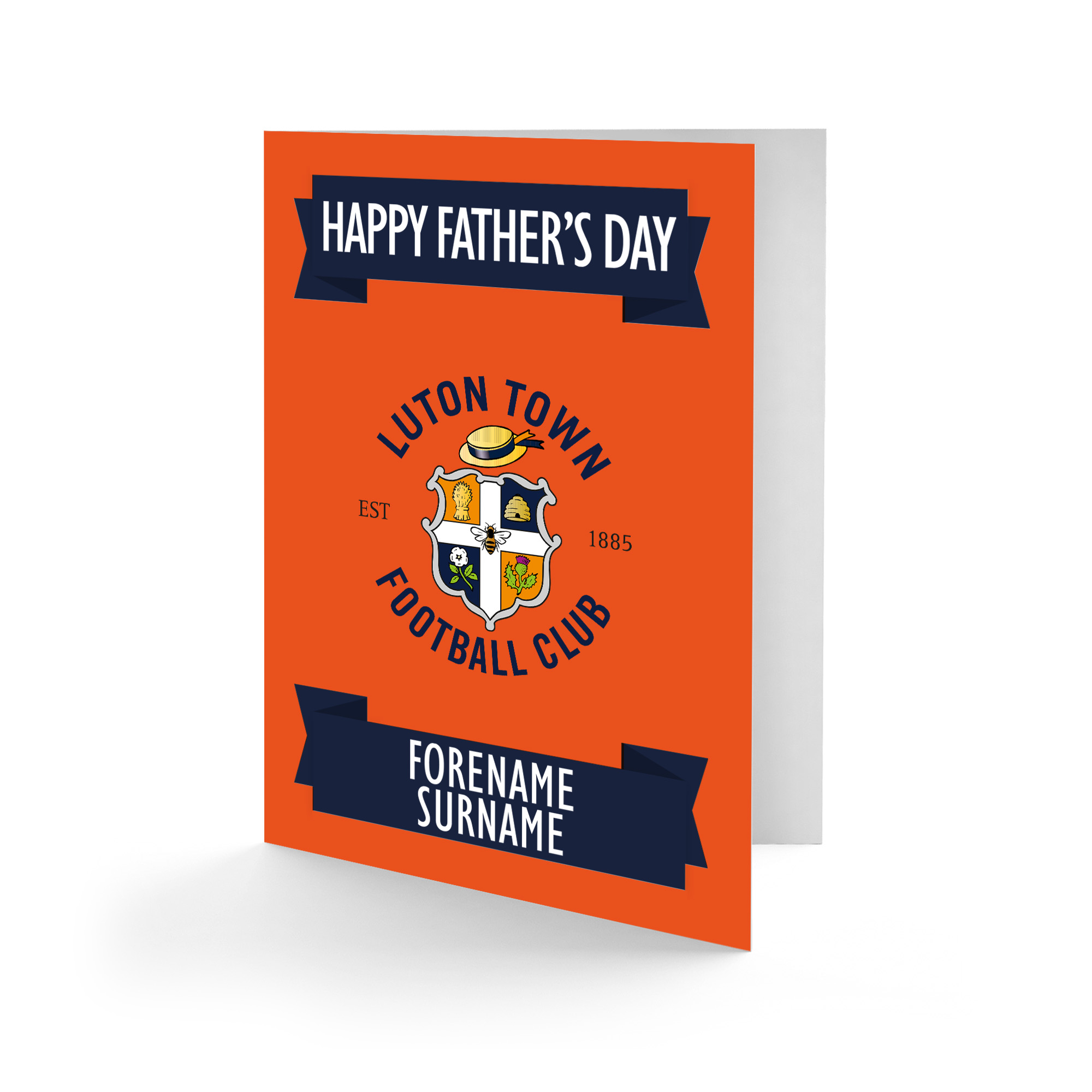 BOLD CREST Personalised Notebook Luton Town F.C