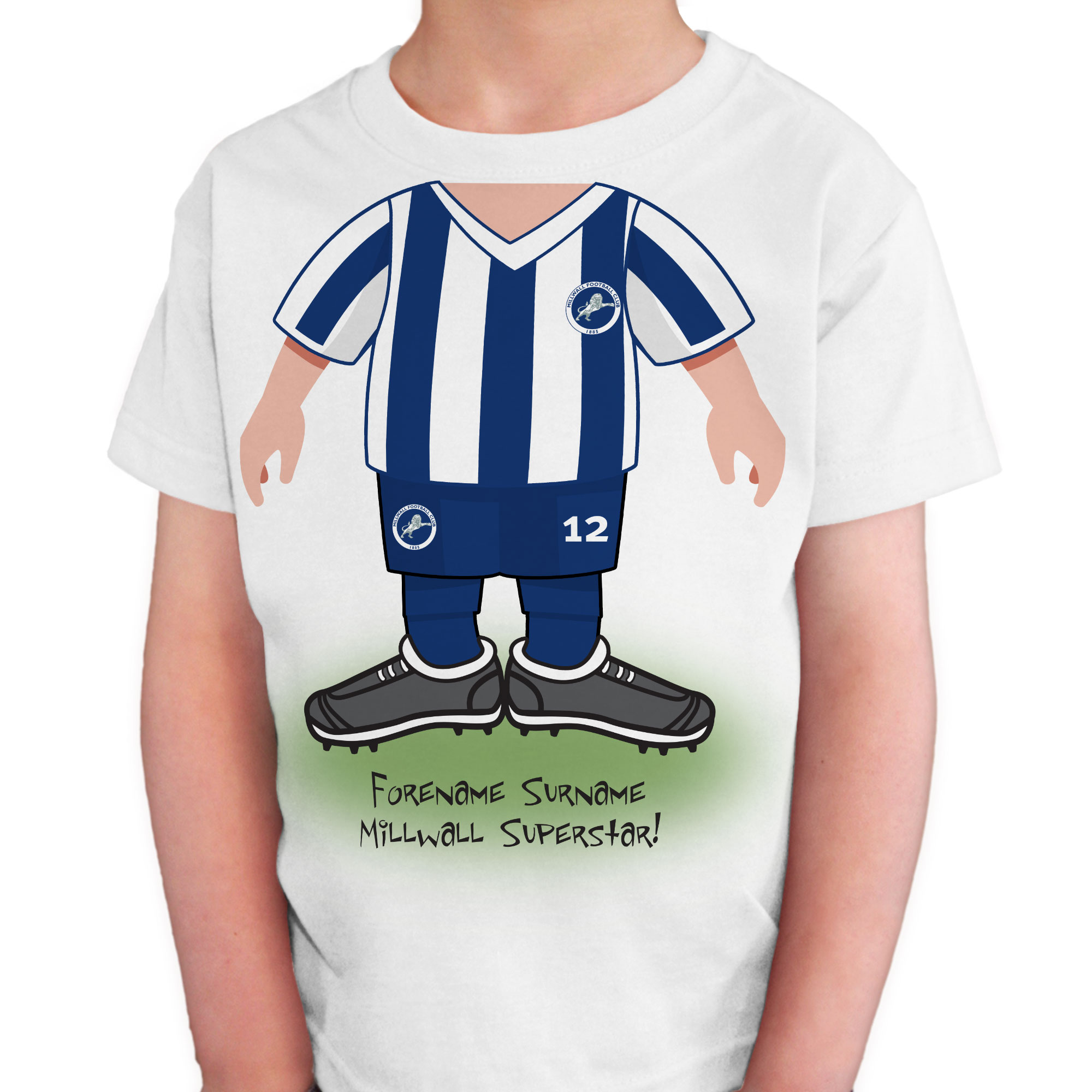 SPORTS Millwall F.C Personalised Mens T-Shirt
