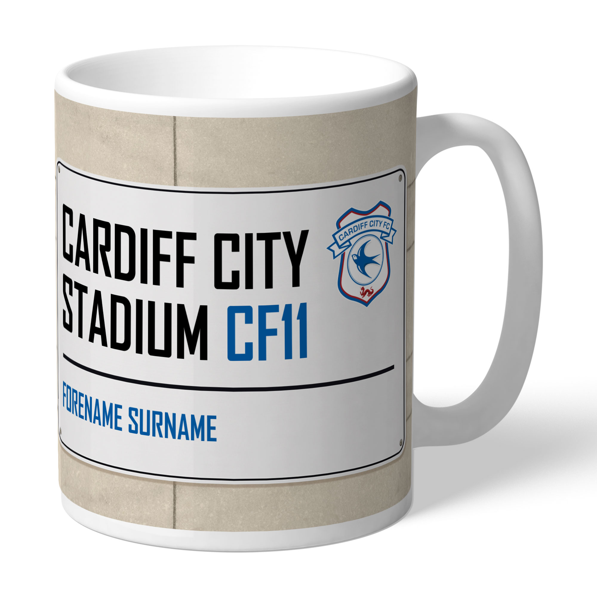 Personalised Cardiff City FC Mugs