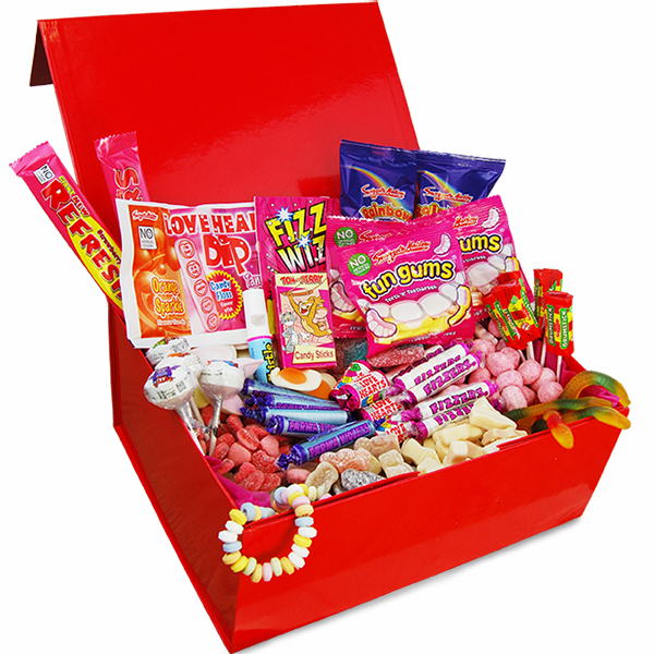 Deluxe Retro Sweet Box Boxes of Sweets Retro Sweet Gifts