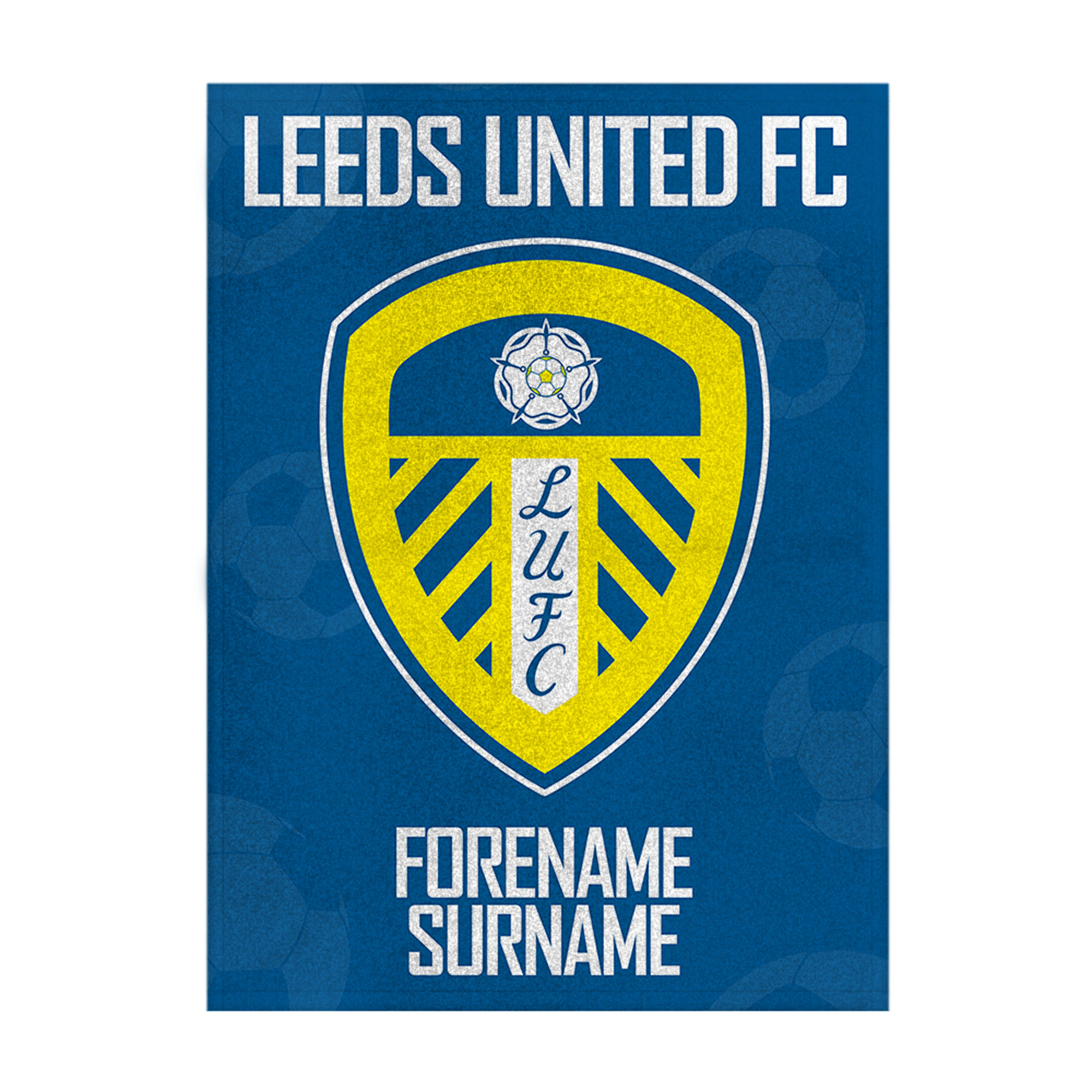 Personalised Leeds United FC Bedroom