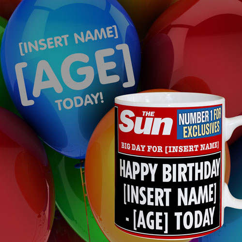 The Sun Birthday Mug