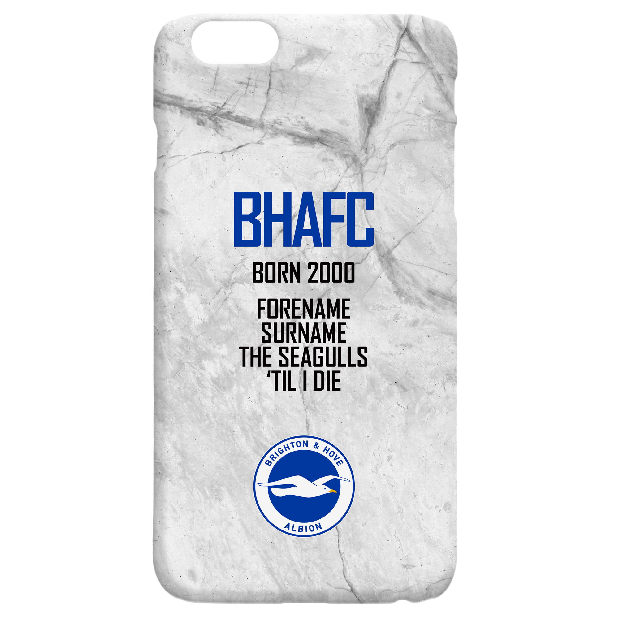 Personalised Brighton & Hove Albion FC Tech Cases
