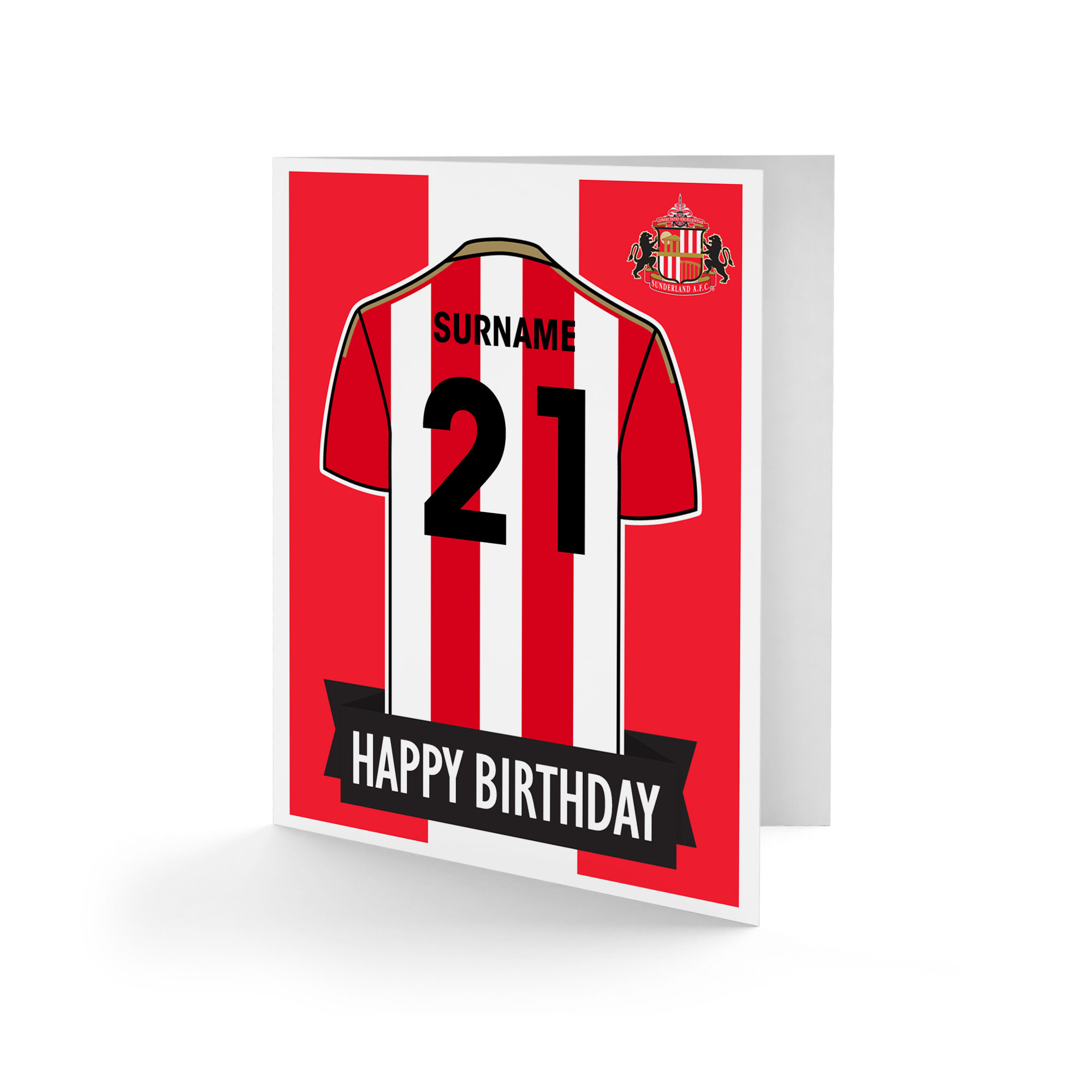 Personalised Sunderland AFC Cards