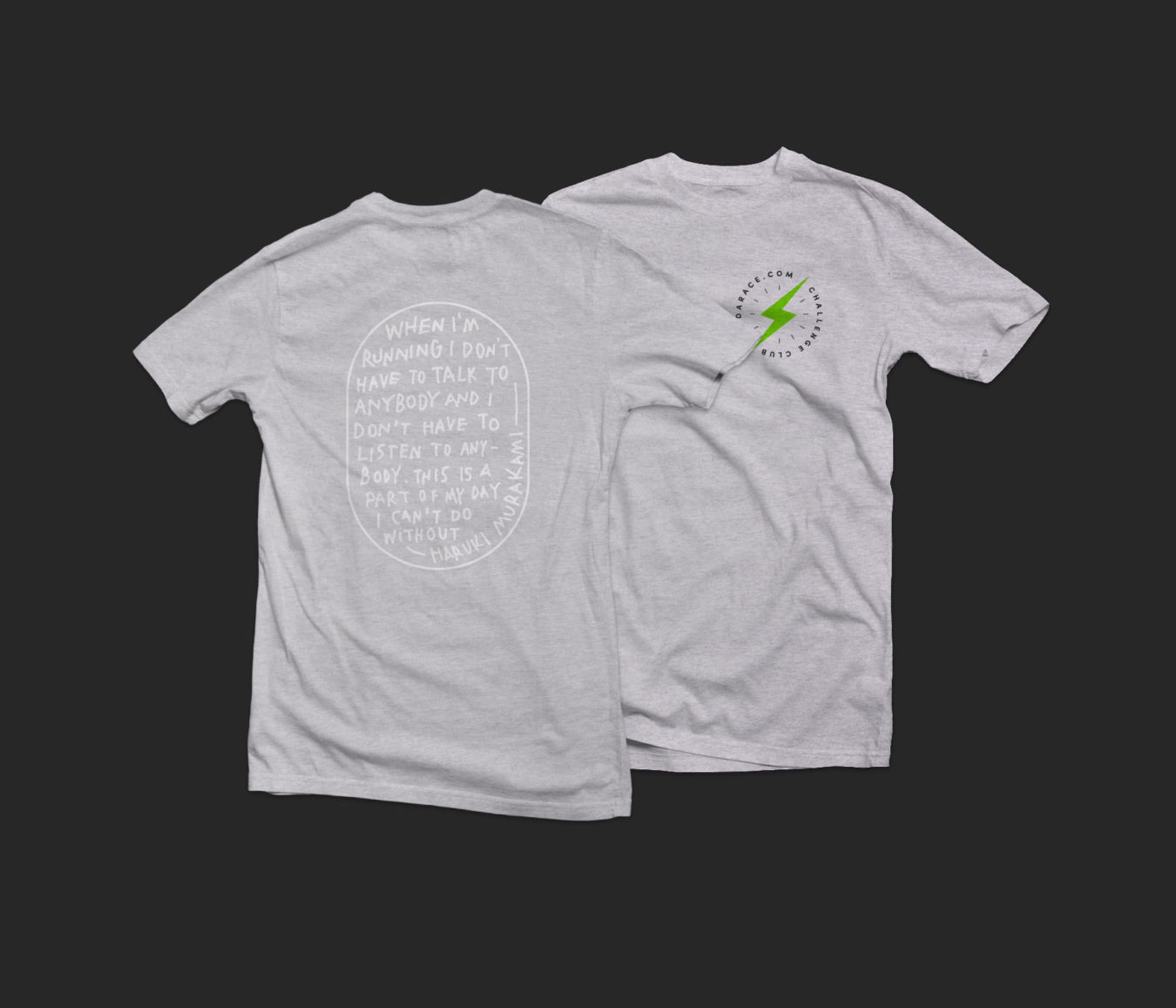 T Shirt Mockup Grey