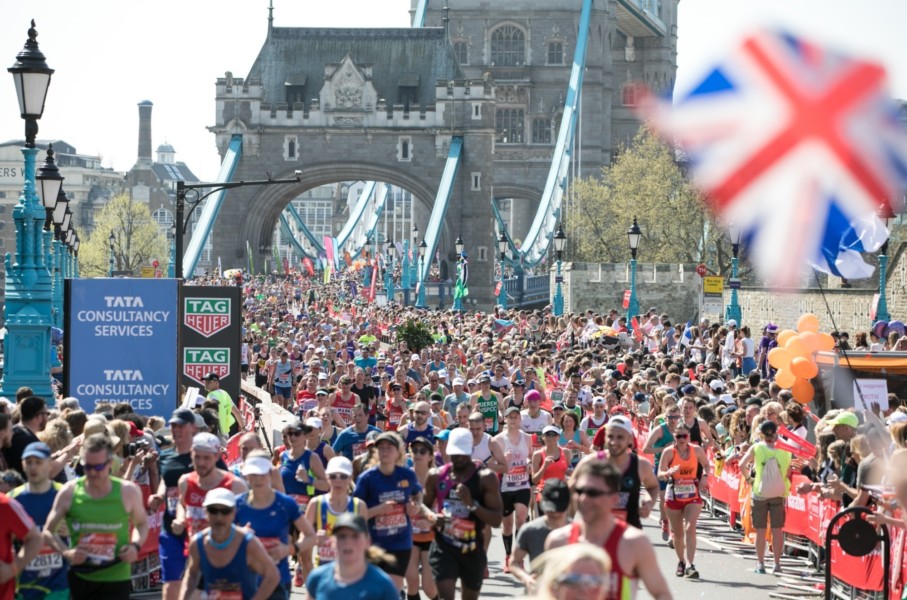 London Marathon Tower Bridge