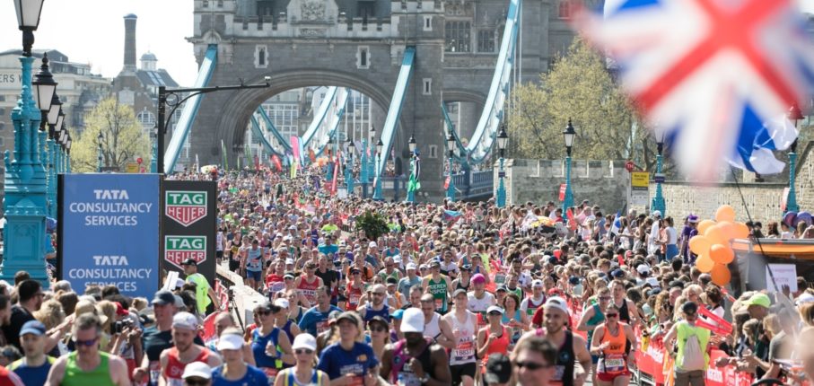London Marathon Tower Bridge