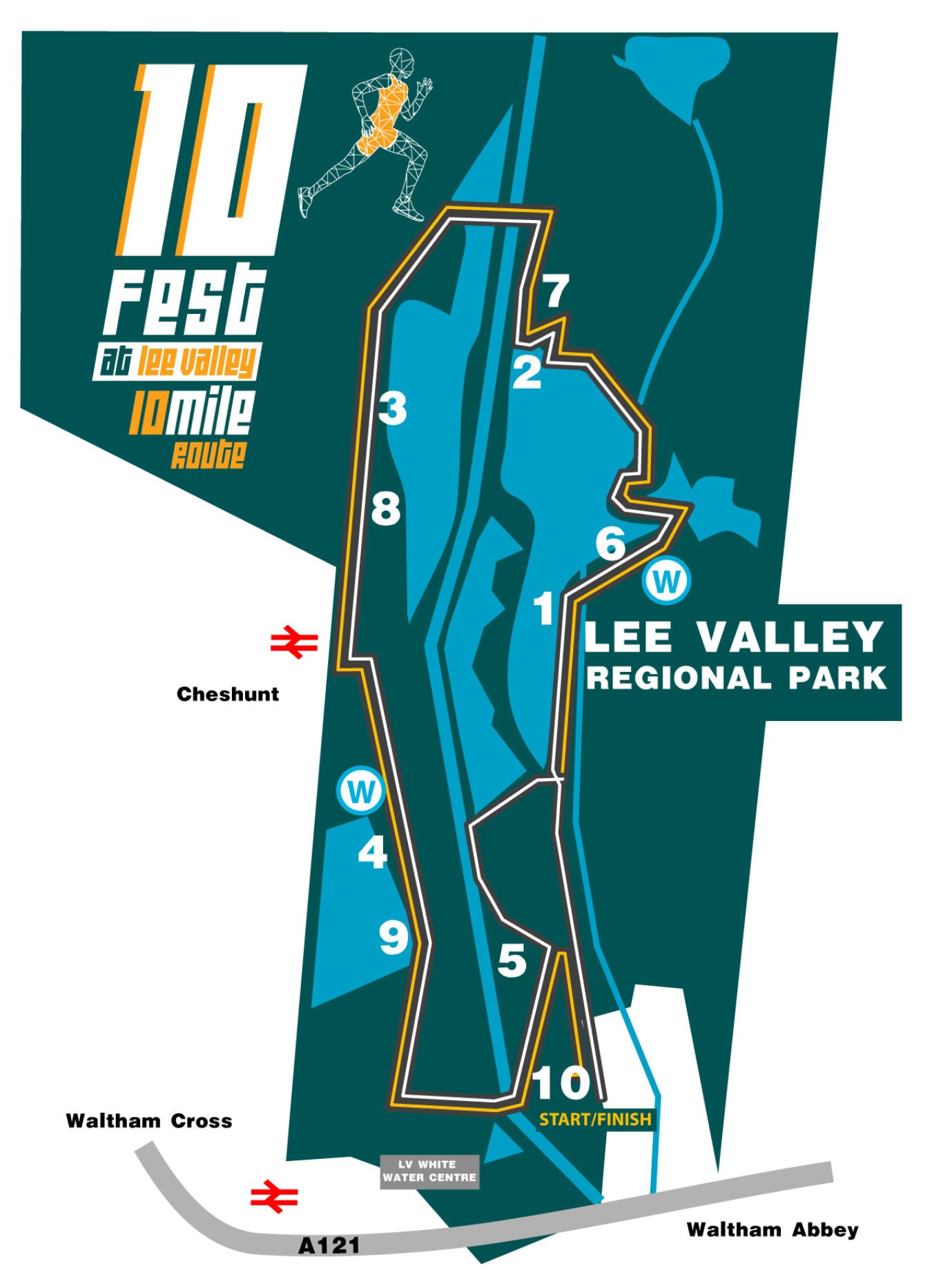 10 Mile Map