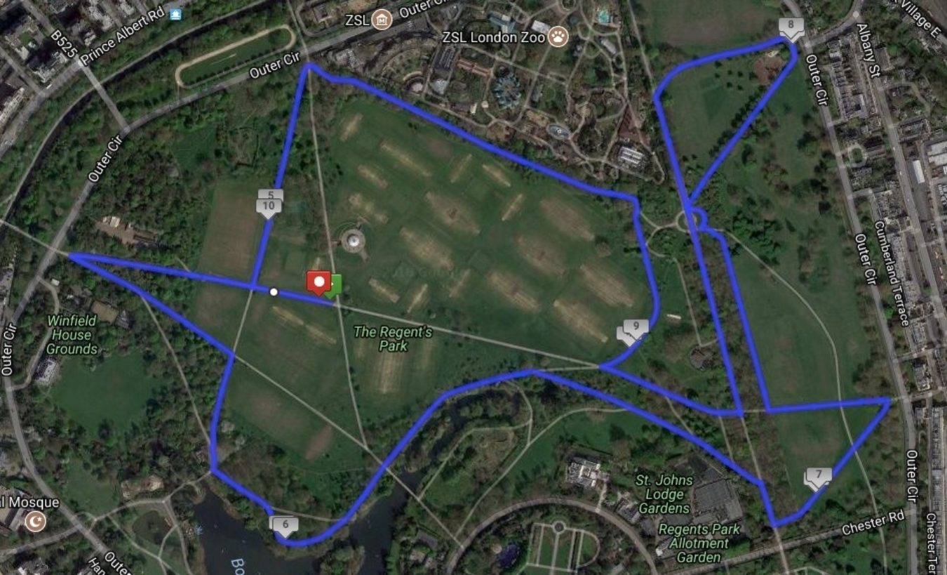 Regents Map