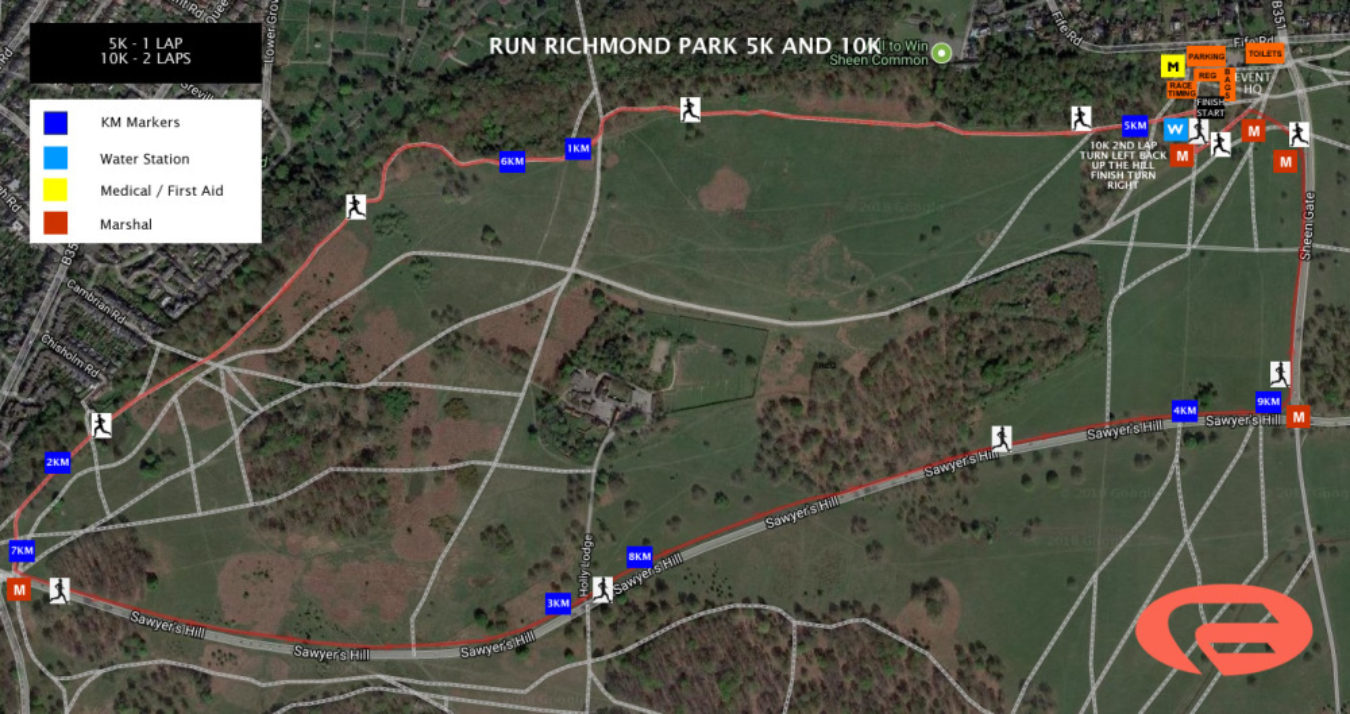 Richmond Park 5K And 10K April Run