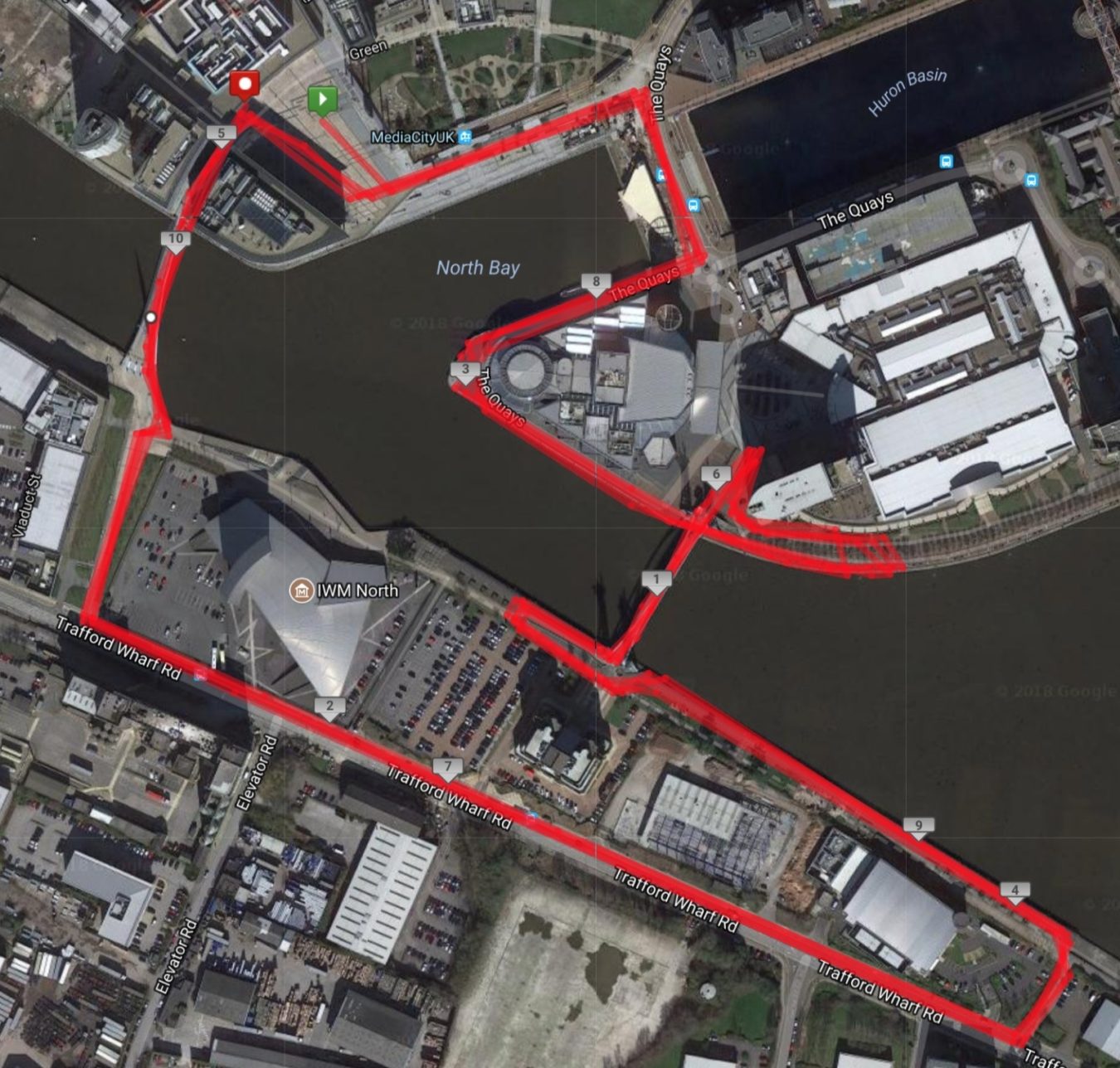 Run Media City10K Map 1
