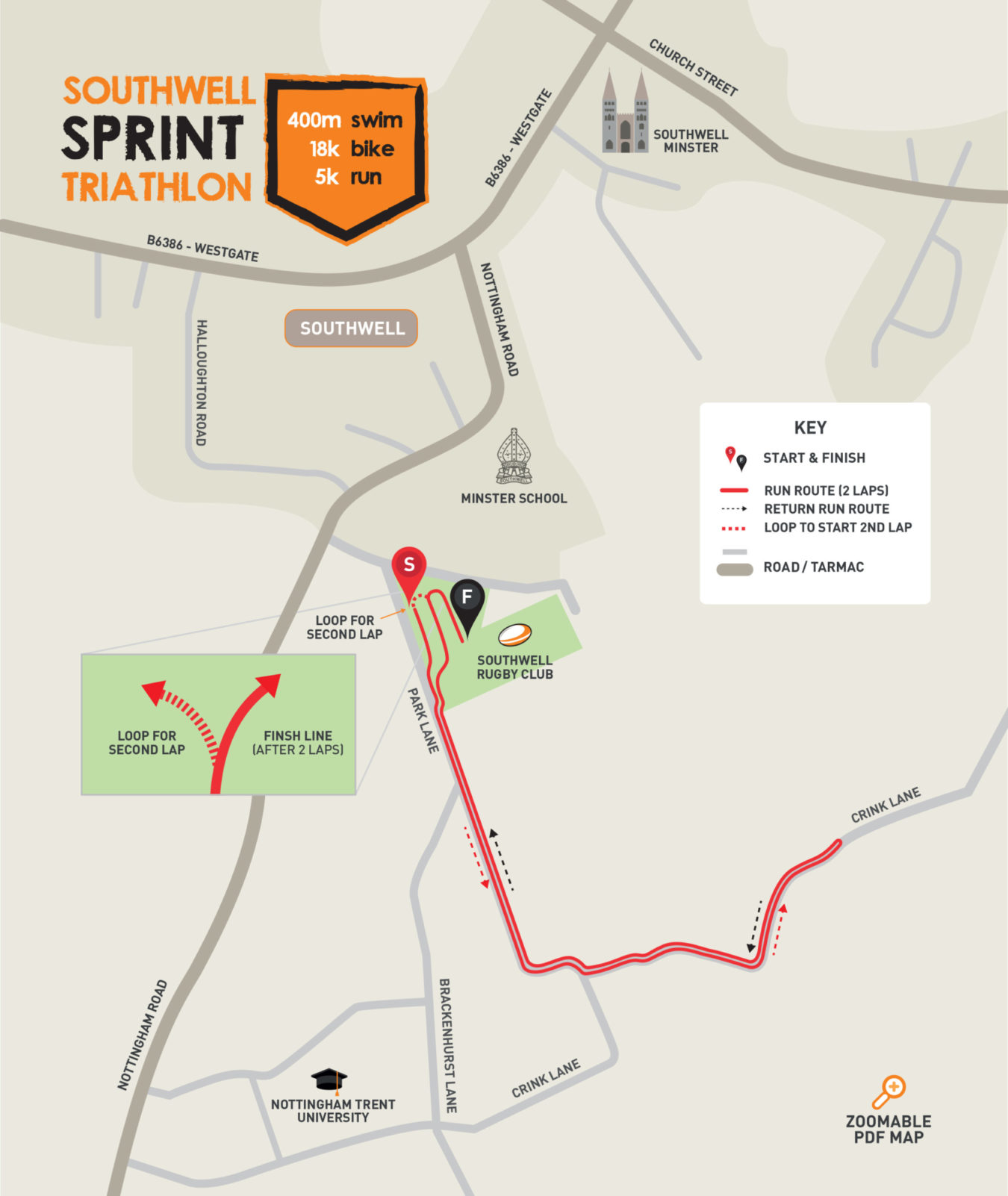 Southwell 20 Appendix 1 Run Map