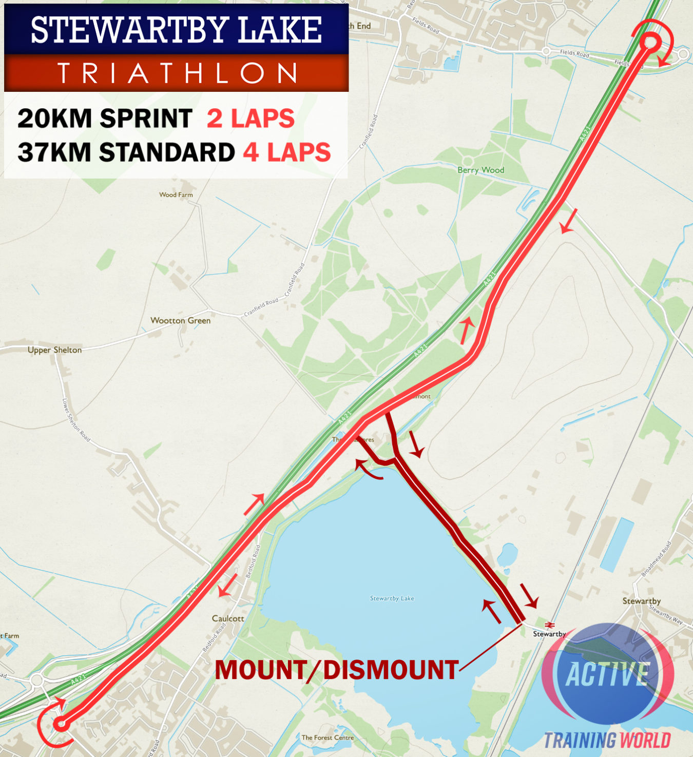 Stewartby Bike Map