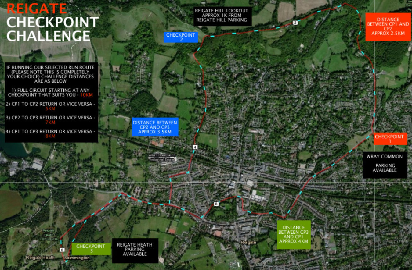 The Reigate Check Point Run Challenge Race 2
