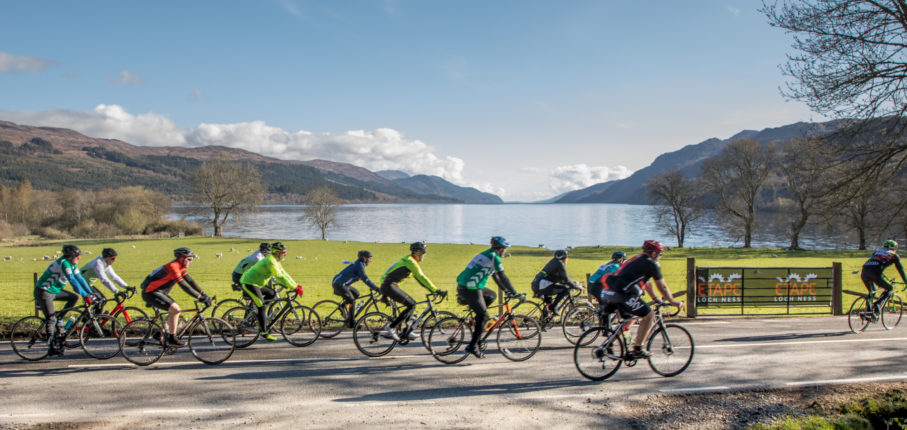 Etape Loch Ness 2018 Riders At Fort Augustus By Paul Campbell