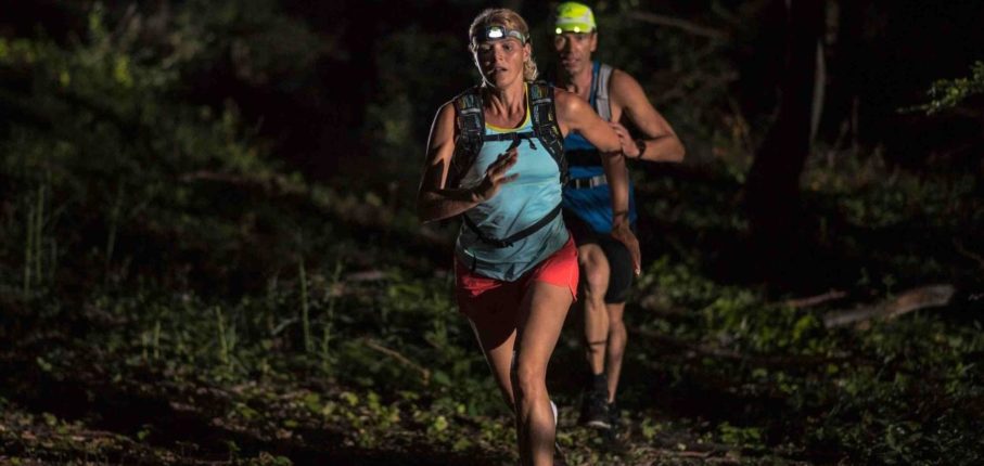 Trail Running At Night