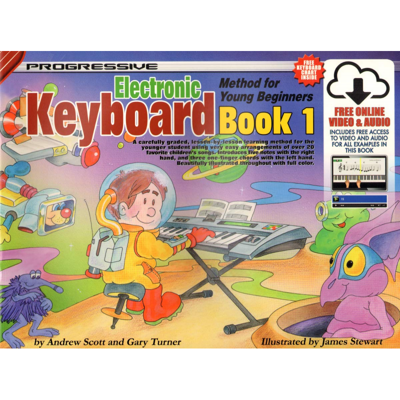 Progressive Keyboard Method For Young Beginners Book 1