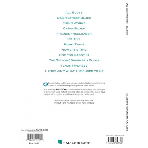 Jazz Blues Favorites Clarinet