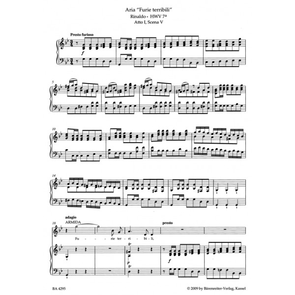 handel g f aria album female roles for high voice from handels bel piacere handel sheet music
