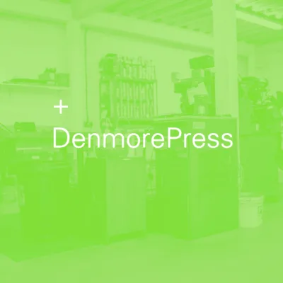 Art Direction, Brand, Print, and Web design for Denmore Press